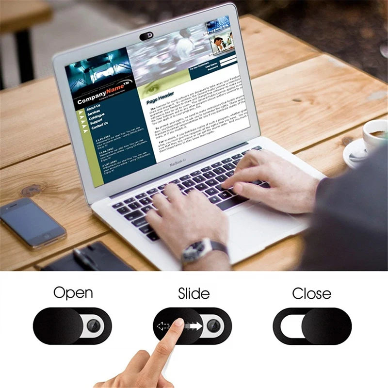 Cubiertas Deslizantes para Webcam — Protección de Privacidad