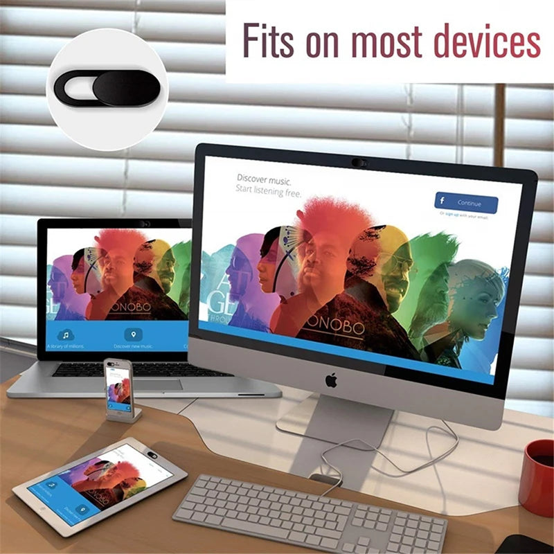 Cubiertas Deslizantes para Webcam — Protección de Privacidad