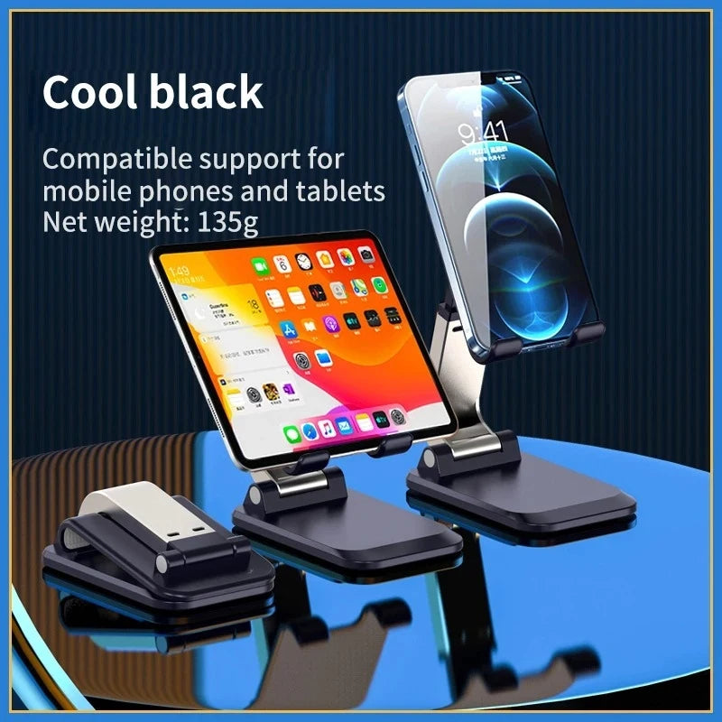 Soporte Plegable de Escritorio para Móvil y Tablet Ajustable