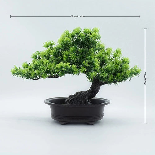 Bonsái Artificial Decorativo para Escritorio y Estantería