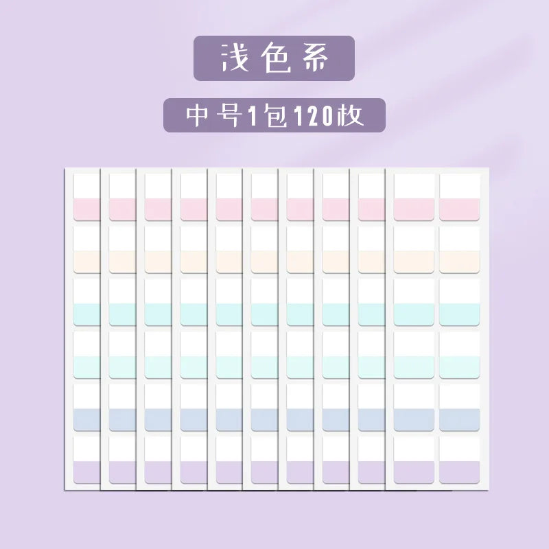 Notas Adhesivas de Colores con Marcapáginas