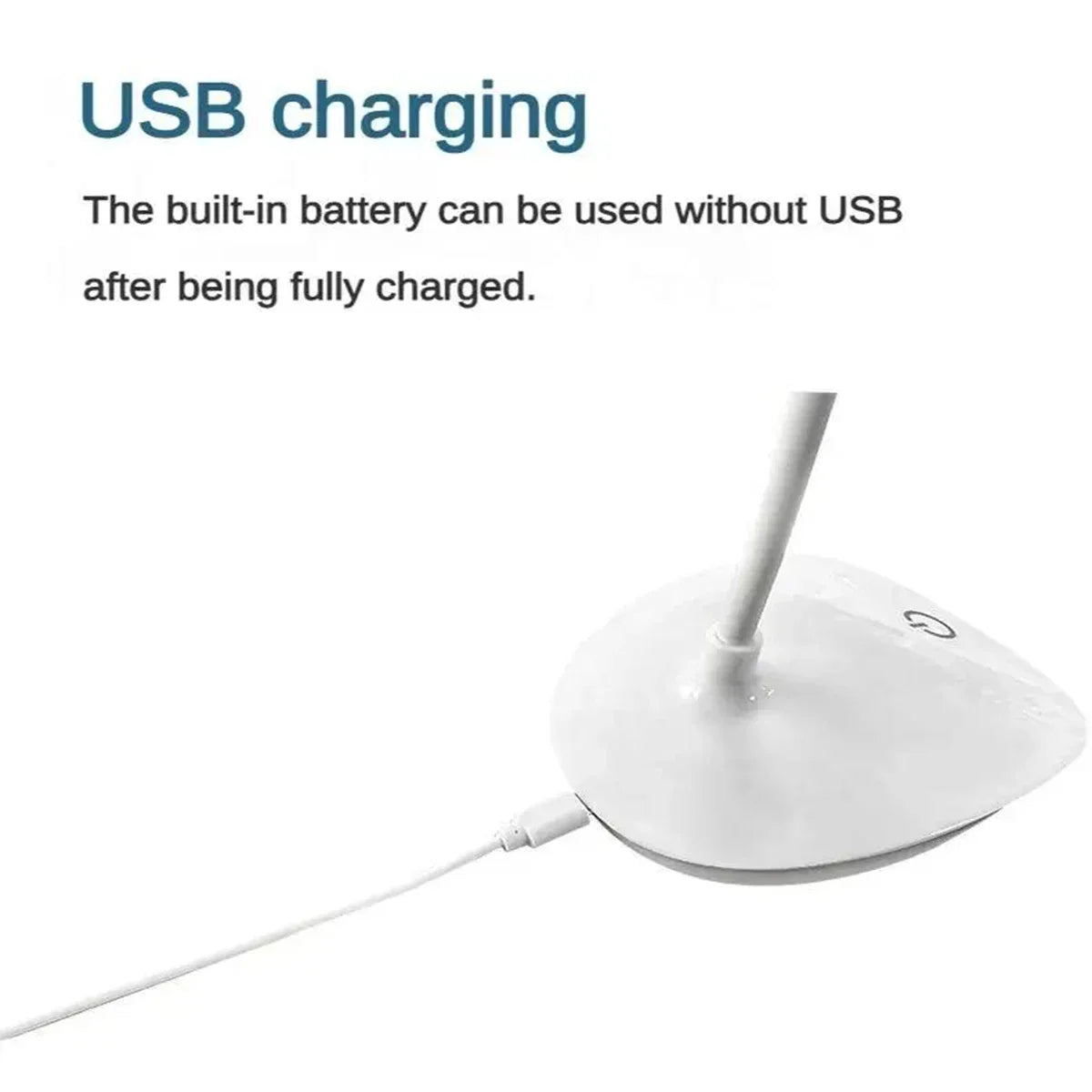 Lámpara LED de Lectura Portátil con Carga USB