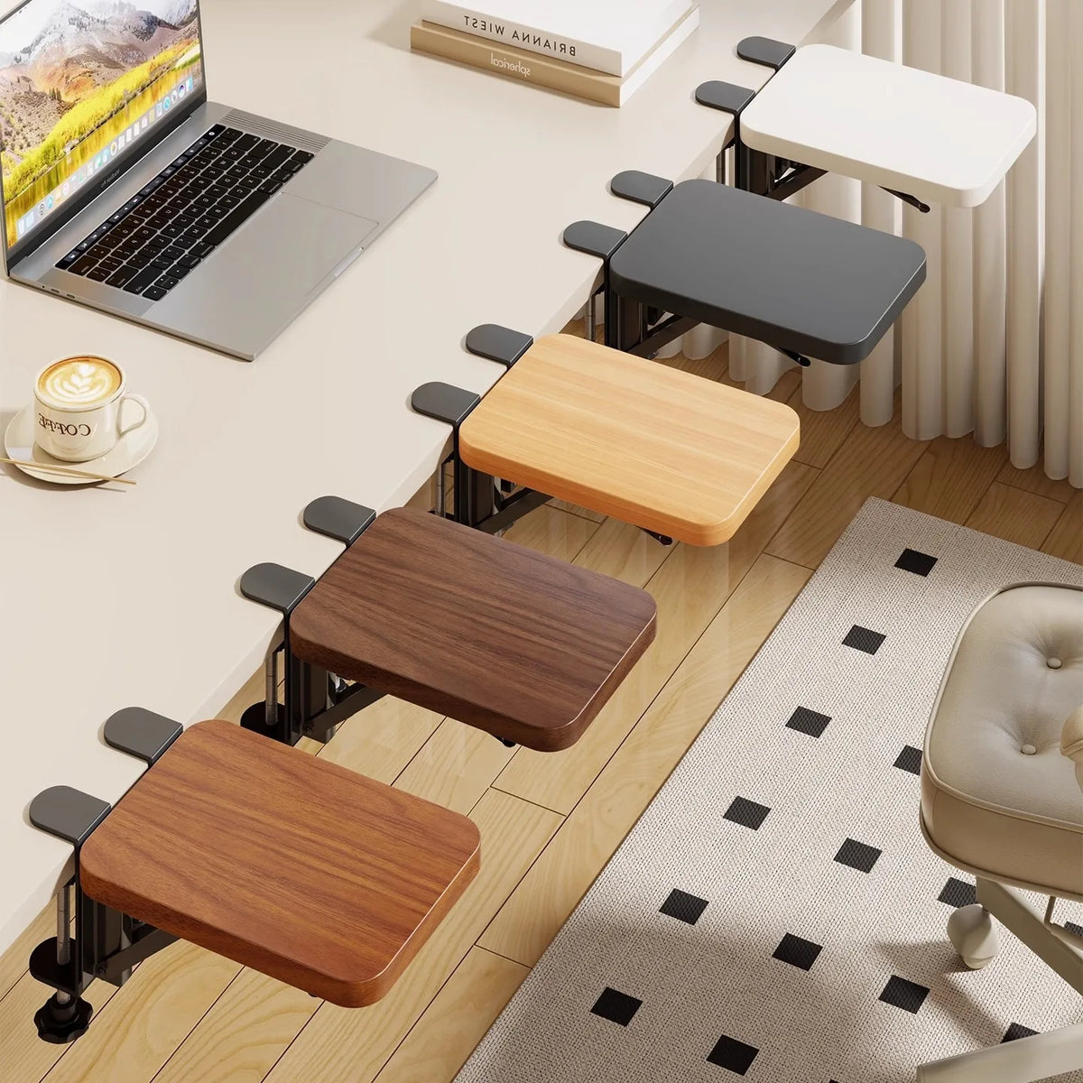 Brazo Soporte de Mesa para Portátil y Teclado — Plegable