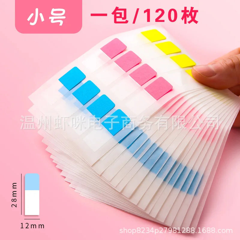 Notas Adhesivas de Colores con Marcapáginas
