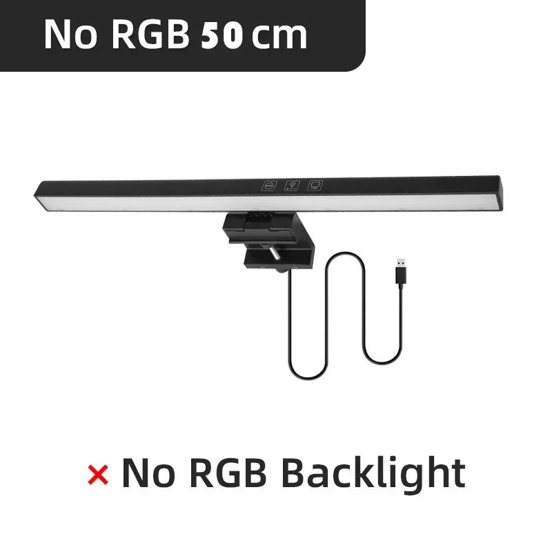 Barra de Luz para Monitor con Control Táctil — Protección Ocular