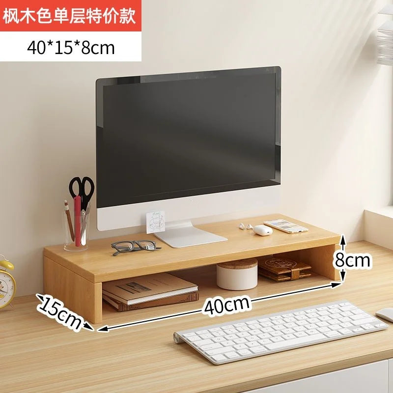 Soporte Elevador para Monitor y Portátil con Almacenaje