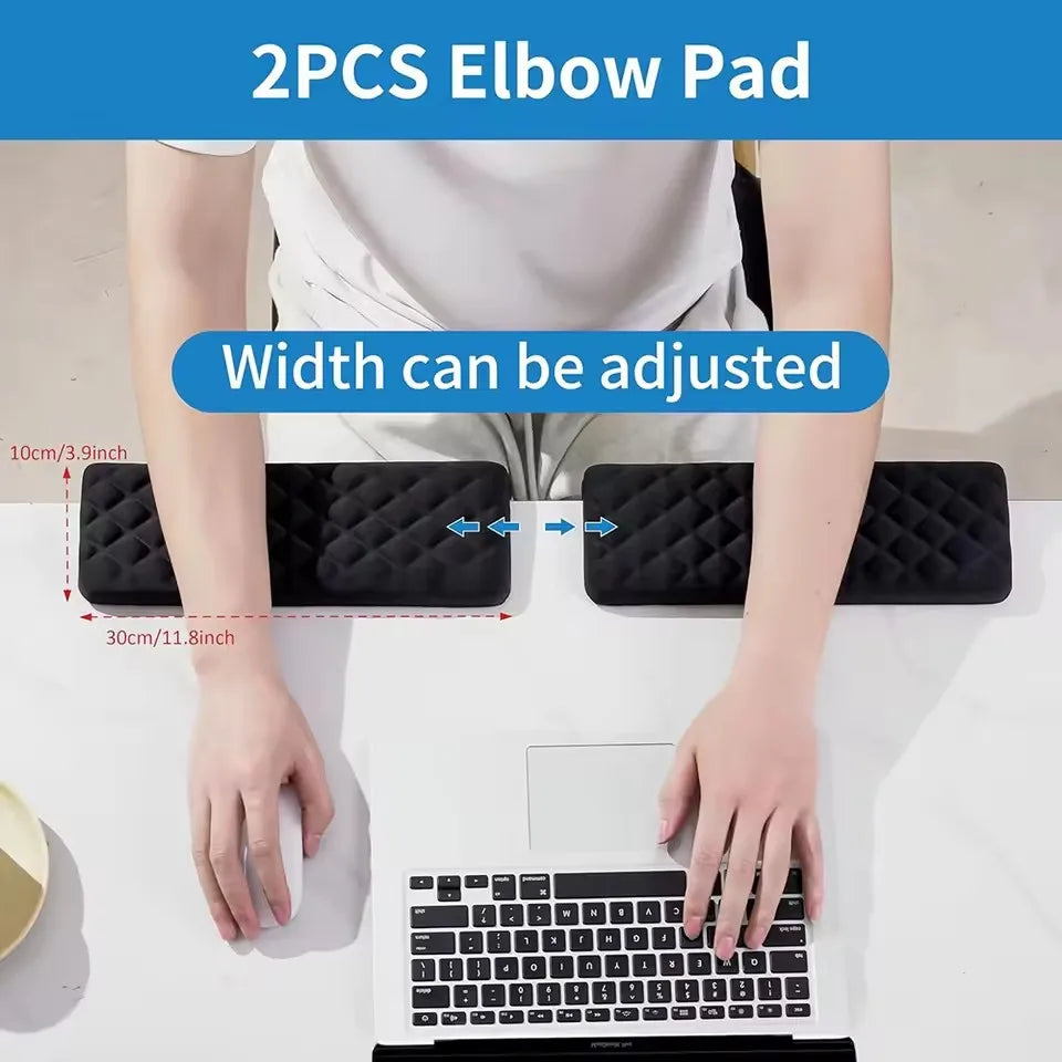 Reposamuñecas Ergonómico en L — Pack 2 uds