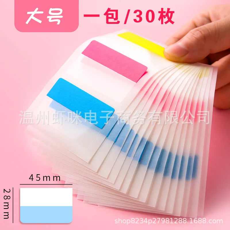Notas Adhesivas de Colores con Marcapáginas