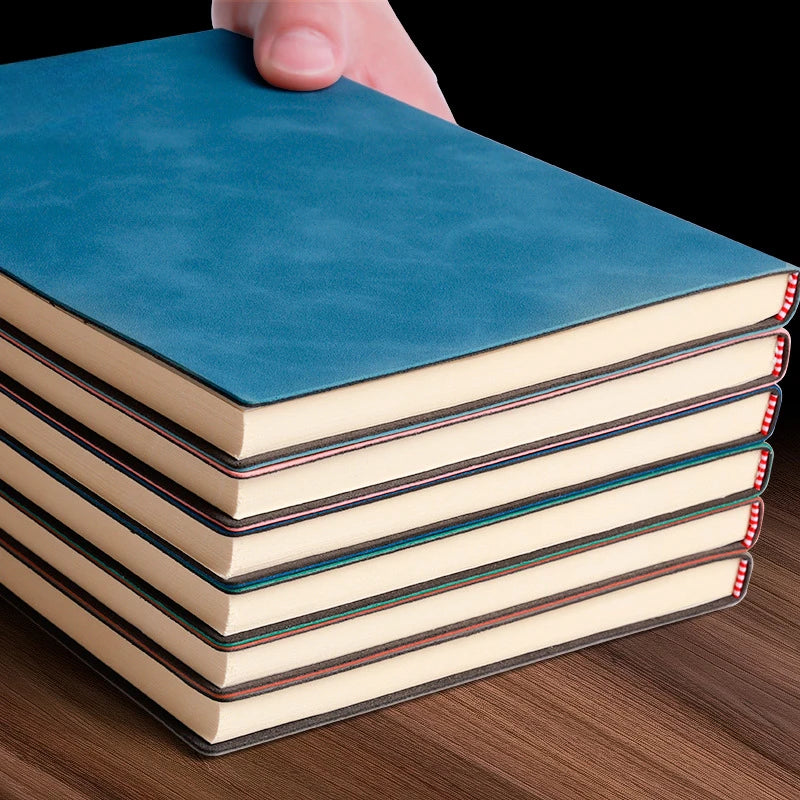 Libreta A5 de Piel Sintética Tacto Suave — Cuaderno de Notas