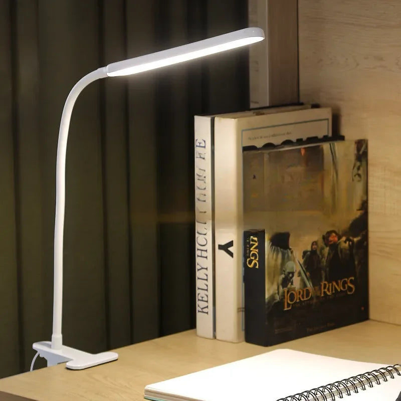 Lámpara LED de Escritorio con Clip — Regulable