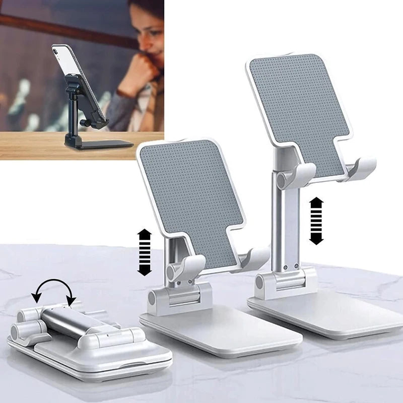 Soporte Plegable para Móvil y Tablet de Escritorio