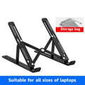 Soporte de Aluminio para Portátil — Elevador Ajustable