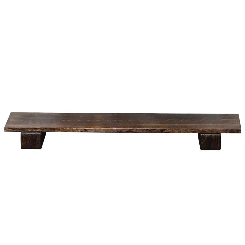 Soporte de Monitor de Madera Maciza — Elevador de Escritorio
