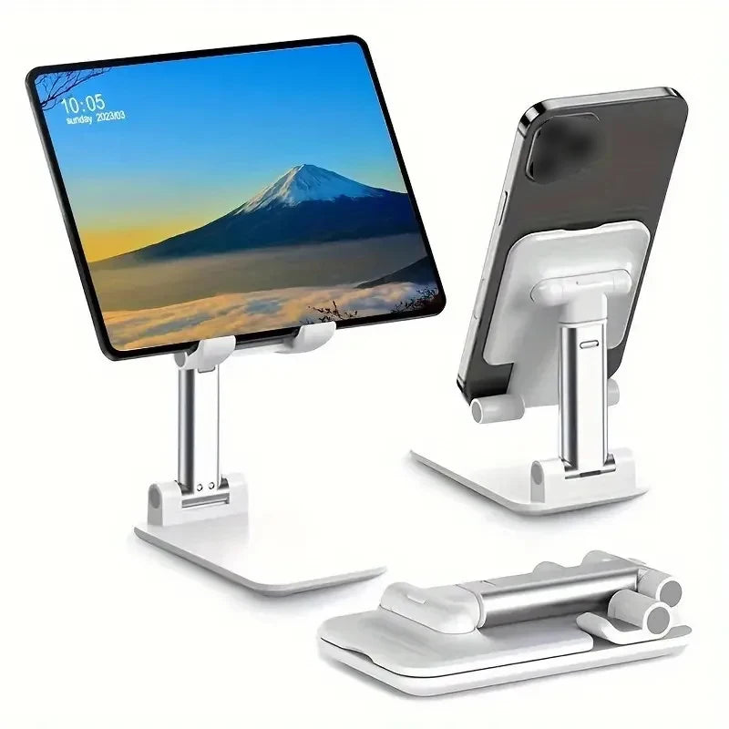 Soporte Plegable para Móvil y Tablet de Escritorio