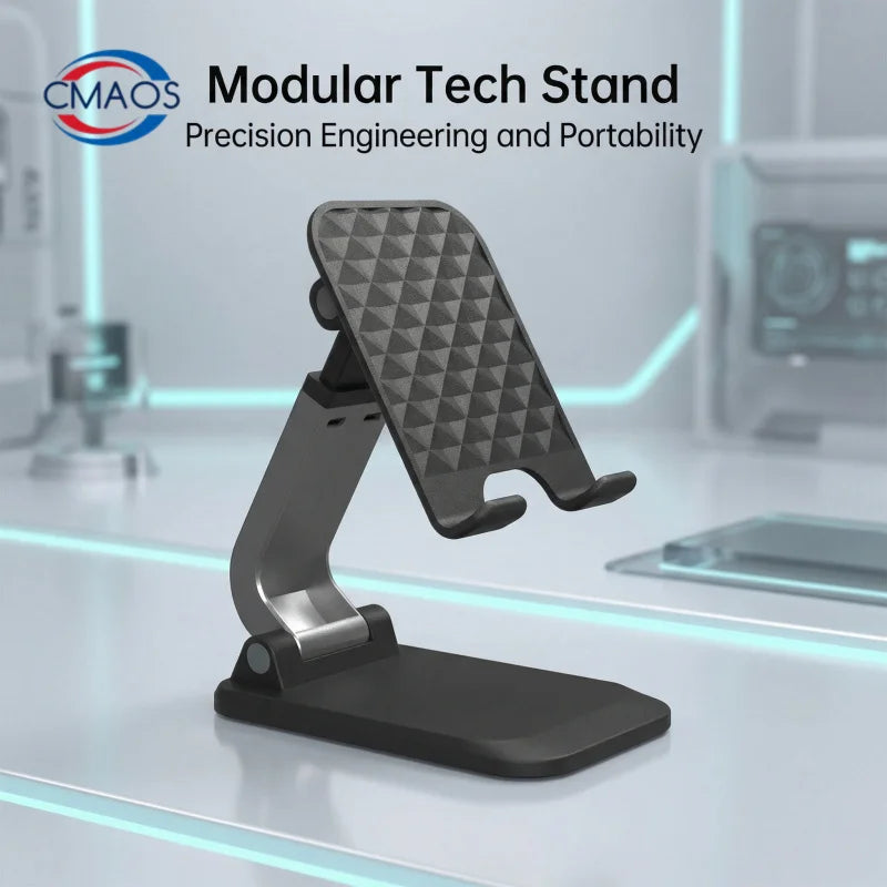 Soporte Plegable de Escritorio para Móvil y Tablet Ajustable