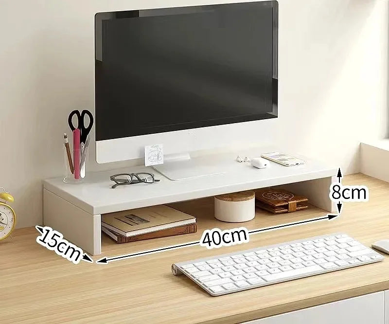 Soporte Elevador para Monitor y Portátil con Almacenaje