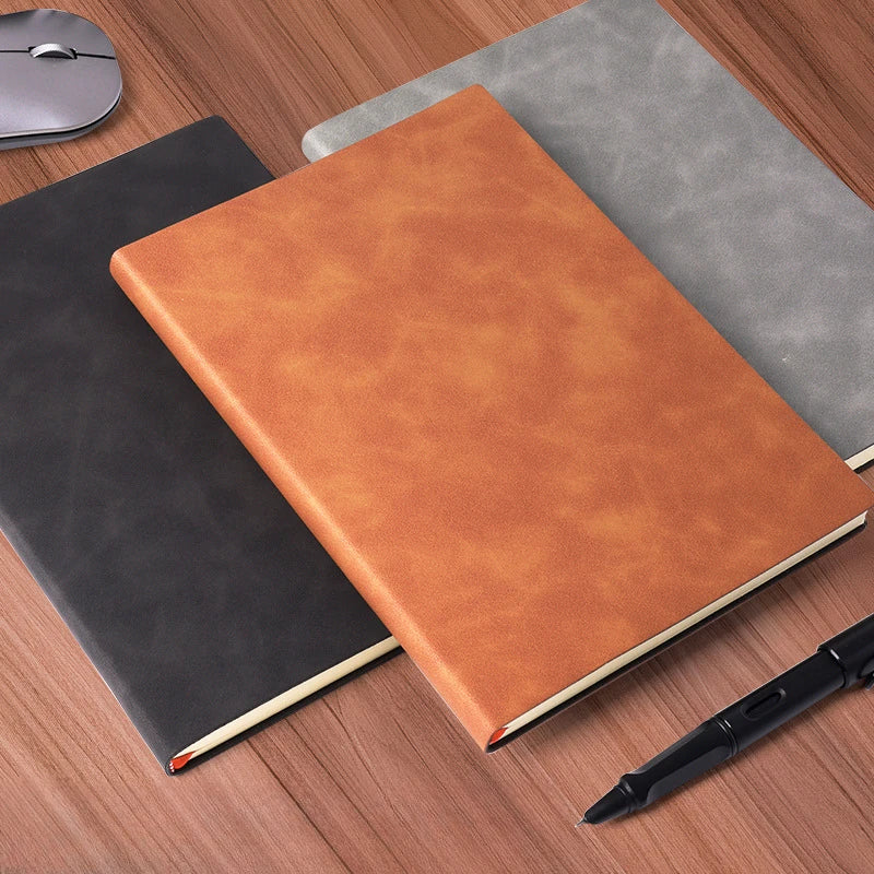 Libreta A5 de Piel Sintética Tacto Suave — Cuaderno de Notas