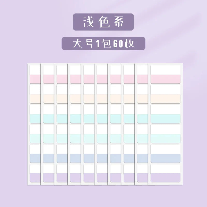 Notas Adhesivas de Colores con Marcapáginas