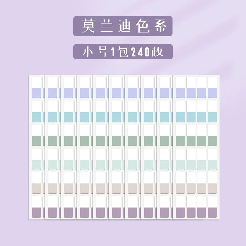 Notas Adhesivas de Colores con Marcapáginas
