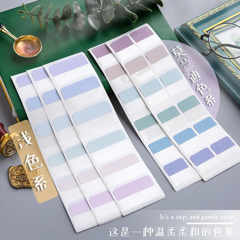 Notas Adhesivas de Colores con Marcapáginas