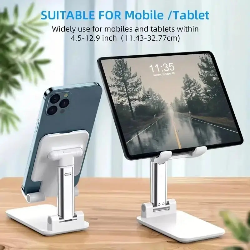 Soporte Plegable para Móvil y Tablet de Escritorio