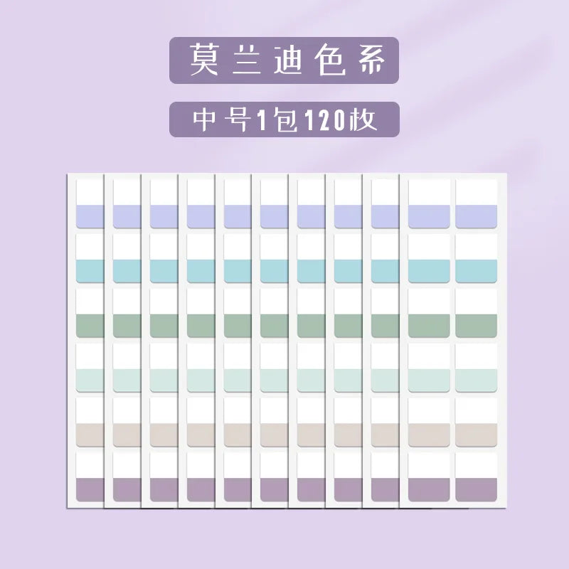 Notas Adhesivas de Colores con Marcapáginas