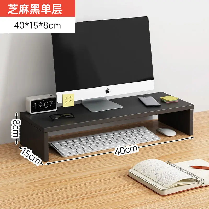 Soporte Elevador para Monitor y Portátil con Almacenaje