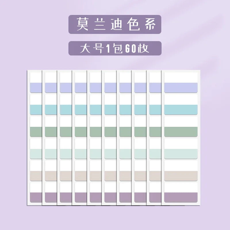 Notas Adhesivas de Colores con Marcapáginas