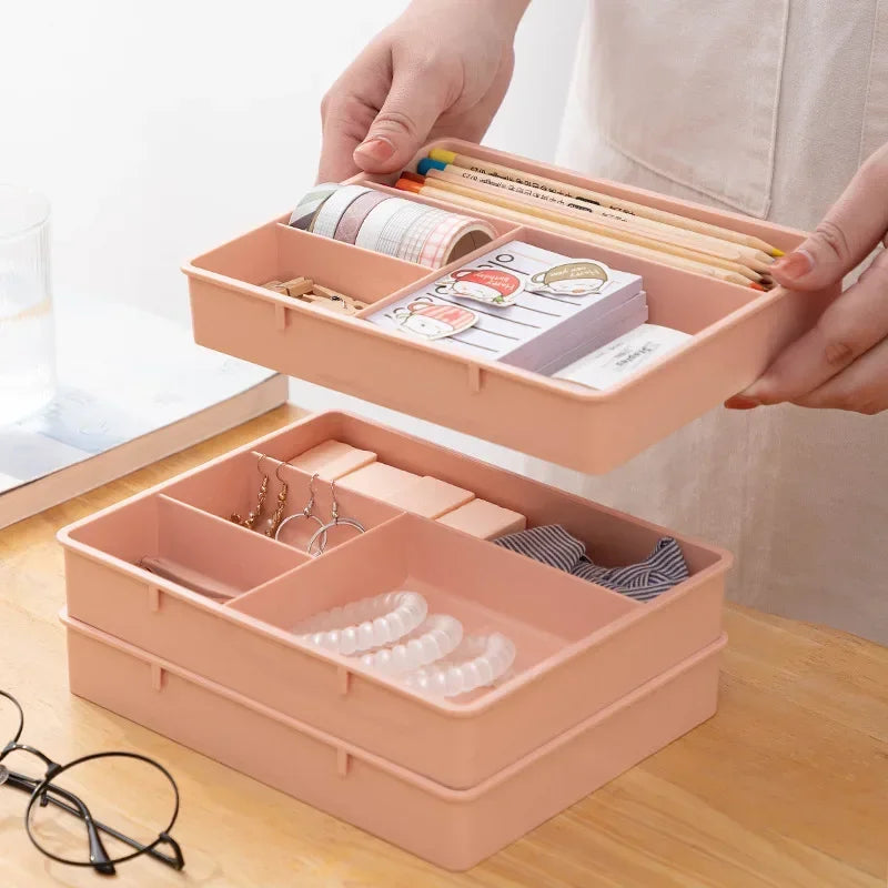 Organizador Apilable de Cajón con Compartimentos