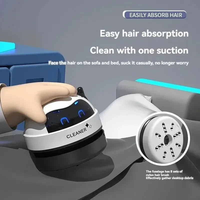 Mini Aspirador de Escritorio USB Recargable Inalámbrico