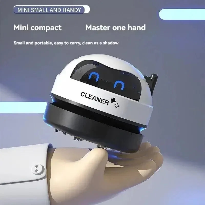Mini Aspirador de Escritorio USB Recargable Inalámbrico