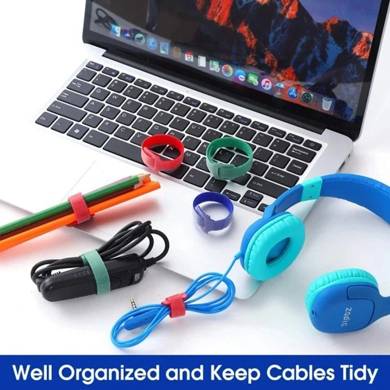 Bridas Reutilizables para Cables — Pack 50 uds