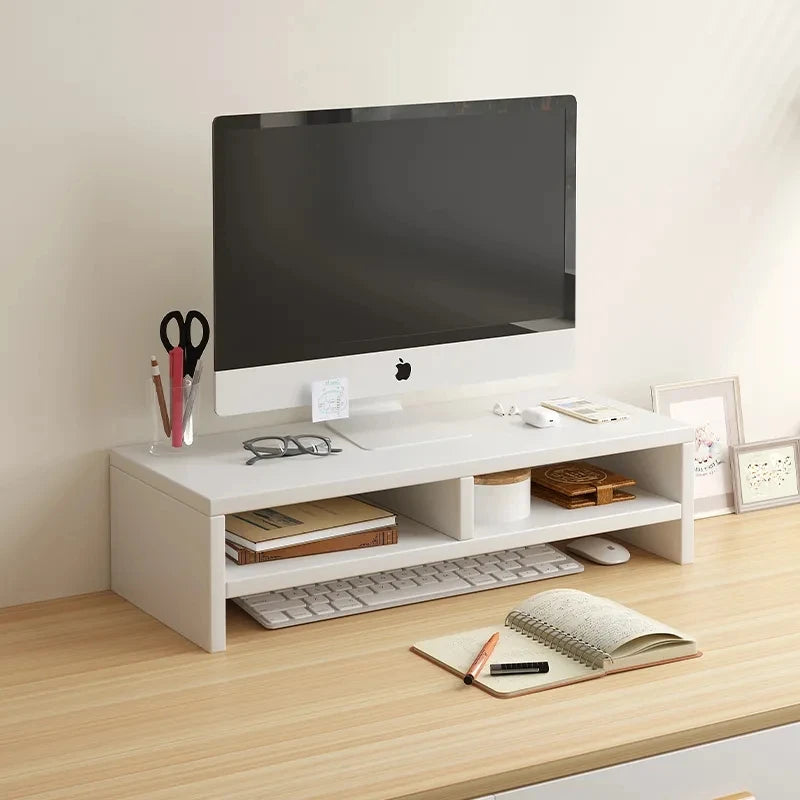 Soporte Elevador para Monitor y Portátil con Almacenaje